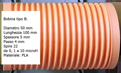 Bobina stampata per antenna - per,